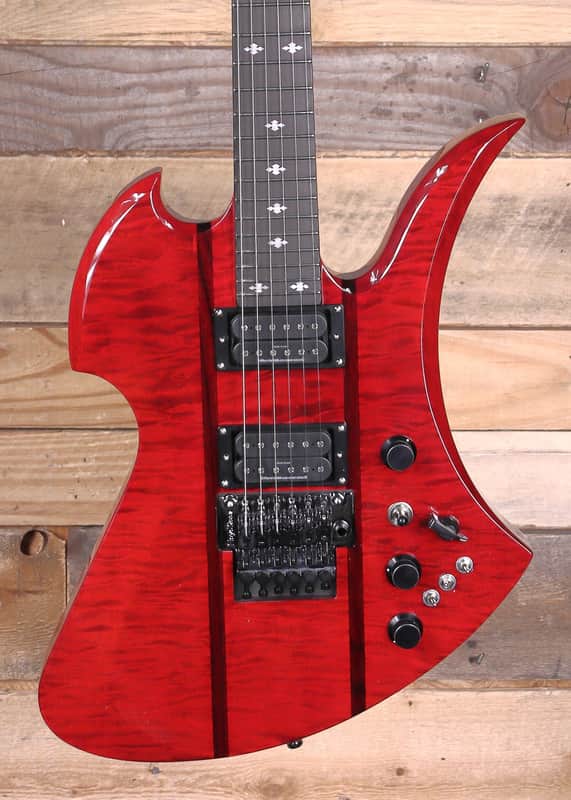 BC Rich Mockingbird Legacy ST Electric Guitar Transparent Red w/ Floyd  Rose image 1