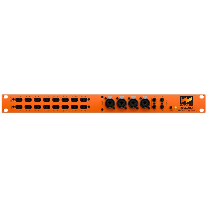 Wolff Audio ProPatch 64R 32-in/32-out Digitally-Controlled Analog Patch Bay image 1