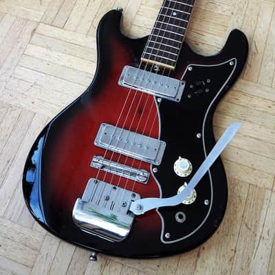 Sakai Mokko (~Teisco/Kawai) EG-2T ~1968 made in Japan - Mosrite style model image 3