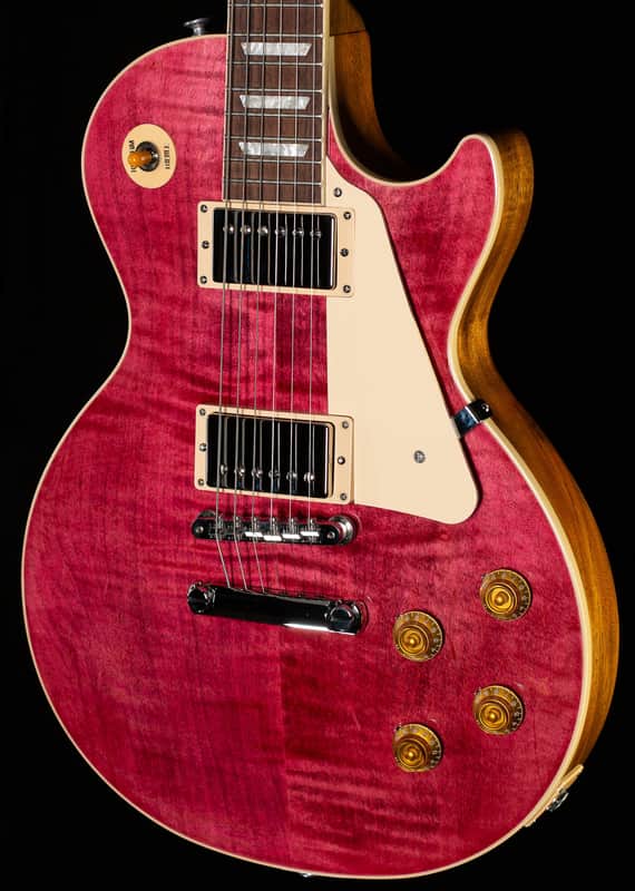 Gibson Les Paul Standard 50s Figured Top Translucent Fuchsia (004) image 1