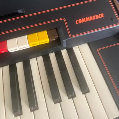 Farfisa Commander Dual Keyboard Organ 1980 - Black image 6