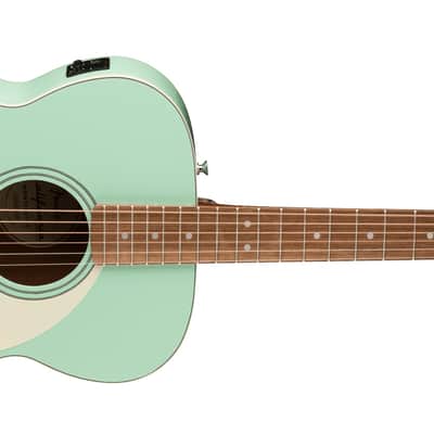 Fender California Standard Monterey E Electric-Acoustic Guitar Seafoam Green image 3