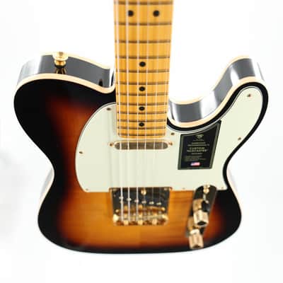 Fender 75th Anniversary American Professional Custom Telecaster Guitar w/ Hardshell Case - 2-Color Sunburst image 7
