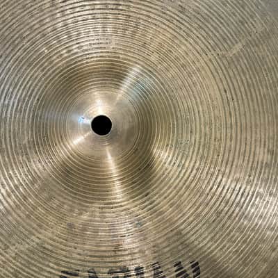 Vintage SABIAN 14" AA Regular Hi-Hat Cymbals PAIR 1985-2001 - Natural Patina image 4