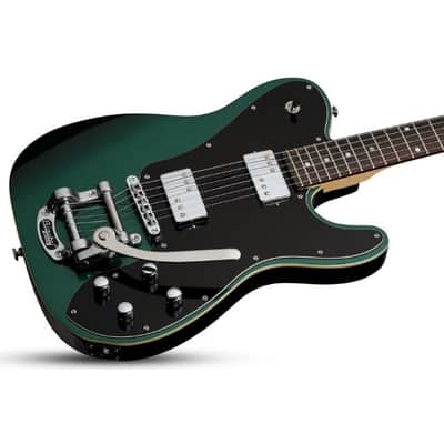 Schecter PT Fastback II B Electric Guitar, Dark Emerald Green image 3