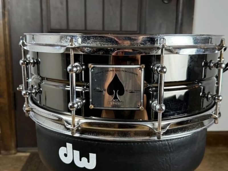 PDP 5x14" Ace Black Nickel Over Brass Snare Drum image 1