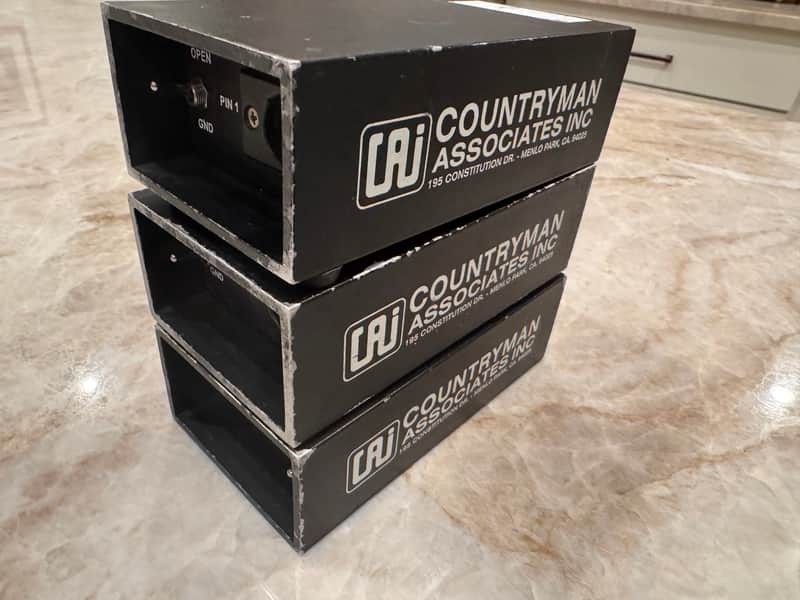Three Countryman Type 85 Compact Active DI Boxes image 1