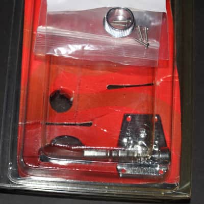 Grover 142C single replacement tuning head tulip style for BASS guitar chrome image 2