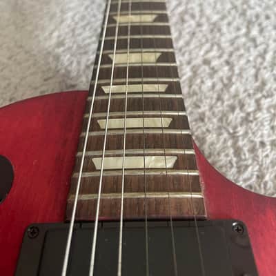 Gibson USA LPJ Les Paul 2013 HH Cherry Satin Red Electric Guitar + Gig Bag image 8