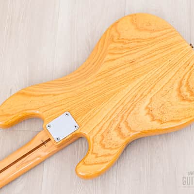 1989 Fender Precision Bass ‘70 Vintage Reissue PB70-700 Natural Ash w/ Case, Japan MIJ Fujigen image 15