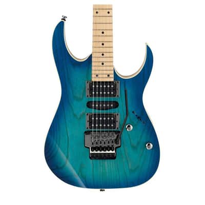 Used Ibanez RG470AHMBMT RG Standard Electric Guitar - Blue Moon Burst image 1