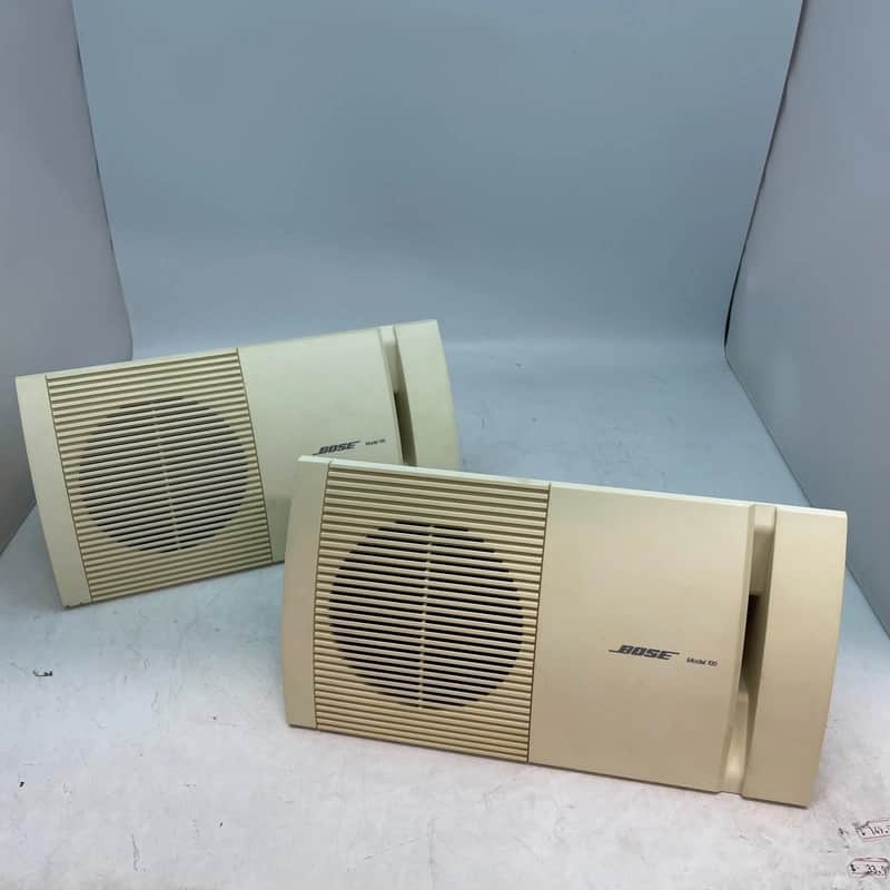 Bose Model 100 Speakers TESTED WORKS W/ OG BOX MANUAL AND MOUNTING BRACKET The Audio Nerd The Audio Nerd (14089) image 1