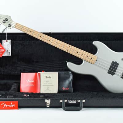 Fender Flea Signature Active Jazz Bass Satin Inca Silver image 5