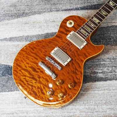 Orville by Gibson LPS-QM MIJ 1993 Terada Highest Grade Solid Quilt Maple Top w/ Gibson Case image 1