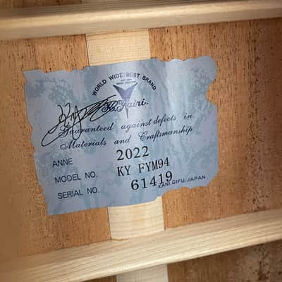 YAIRI KY FYM94 (Folk Masterworks) (2022) 61419 Solid Spruce, Solid Khaya Mahogany. Handmade in Japan. Hiscox case. image 3