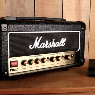 Marshall DSL1HR 2-Channel 1-Watt Guitar Amp Head 2018 - Present - Black image 1