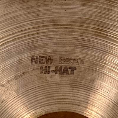 14" Zildjian A 1960s New Beat Hi-Hat Cymbal Pair 956g/1394g *Video Demo* image 14