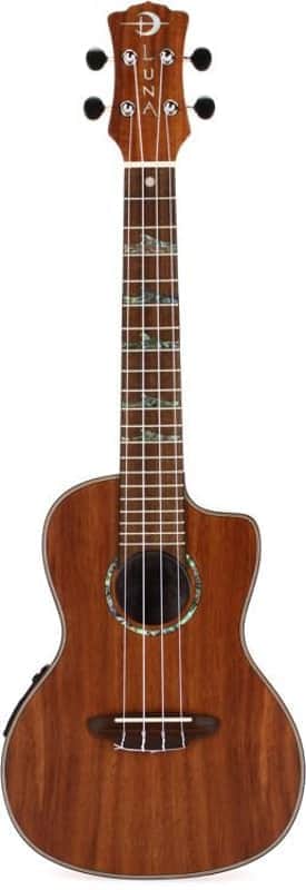 Luna High-Tide Koa Concert Ukulele UKEHTCKOA image 1