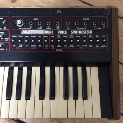 1977 Multivox Pulser Dual Voice Synthesizer MX-75 Dual VCO's Aftertouch Duophonic image 4