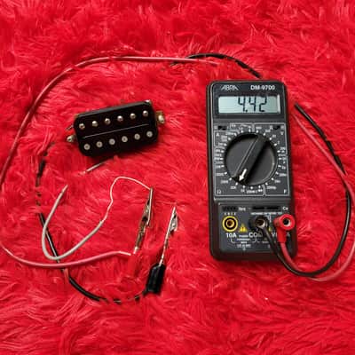 Gotoh Hot PAF Humbucker - Used By Tokai, Burny, Fernandes, Yamaha, etc... 1980's - 2000's - Double Black Bobbins - Single Humbucker - Made in Japan MIJ image 9