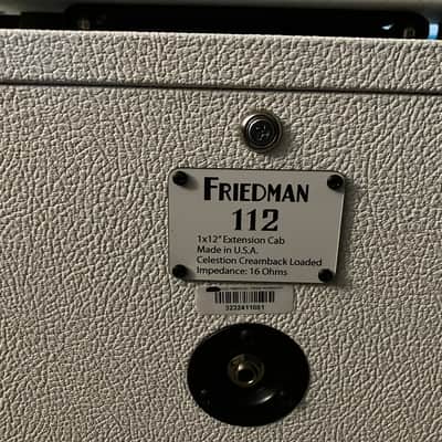 Friedman JEL-20 Jake E. Lee Signature 2-Channel 20-Watt 1x12" Guitar Amp Half Stack 2025 Rare White! image 6