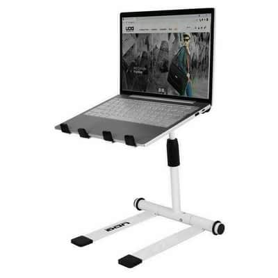 UDG Ultimate Height Adjustable Laptop/DJ Controller/Production Gear Stand (white) image 1