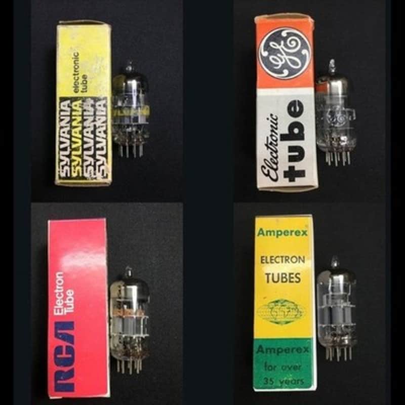 Lot (4) Various Brands RCA, GE Ampered 6DJ8 ECC88 Vacuum Tubes Tested LOT.9644 image 1