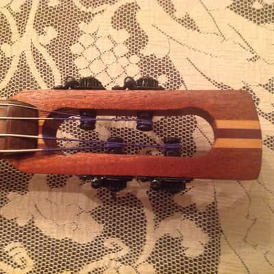 Wishbass Fretless Handmade 2010 Natural Cherry Left Handed image 5