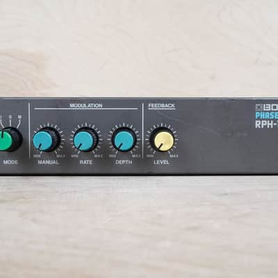 Boss RPH-10 Micro Rack Series Phaser 1985 Black Japan MIJ w/ Power Supply image 2
