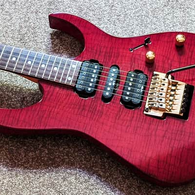RARE! 1995 Ibanez RG570CT TBY - Transparent Burgundy, Wizard Neck / Made in Japan /, including hard case!FREE Shipping in EU! VIDEO! image 13