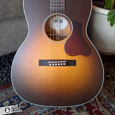 Iris Guitars RCM-000 Burst Acoustic guitar w Hard Case image 7