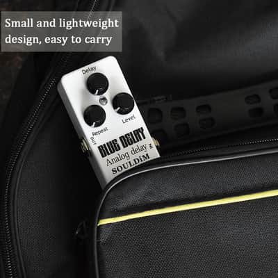 Analog Delay Guitar Effect Pedal with True Bypass Switch Mini Electric Guitar Delay Effect Pedal (Blue delay) image 4