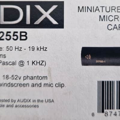 Audix M1255B Miniature Cardioid Condenser Microphone - Black image 5
