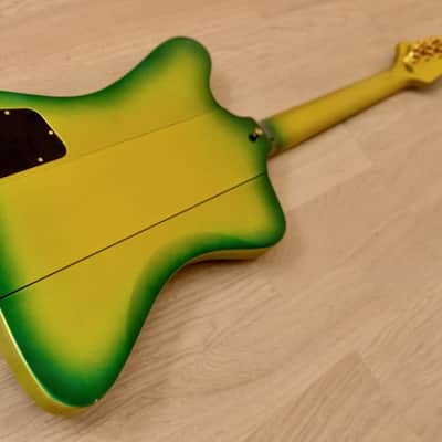 2000 Gibson Custom Shop Firebird VII Green Sparkle Burst w/ Case image 15