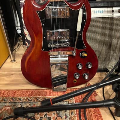 Upgraded, Modified & Distressed Gibson SG Special Faded with Rosewood Fretboard, Faded Worn Cherry w/HSC image 16