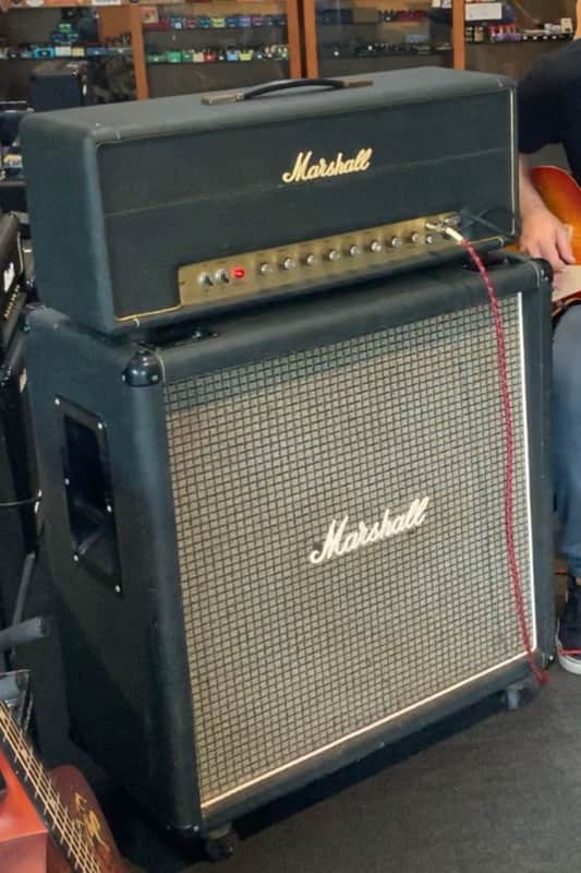 Marshall JMP 1987T Tremolo 2-Channel 50-Watt Guitar Amp Head 1971 - Black image 1