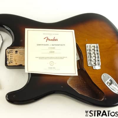 LEFTY Fender AV II American Vintage 1957 BODY & HARDWARE Strat 2TS image 2