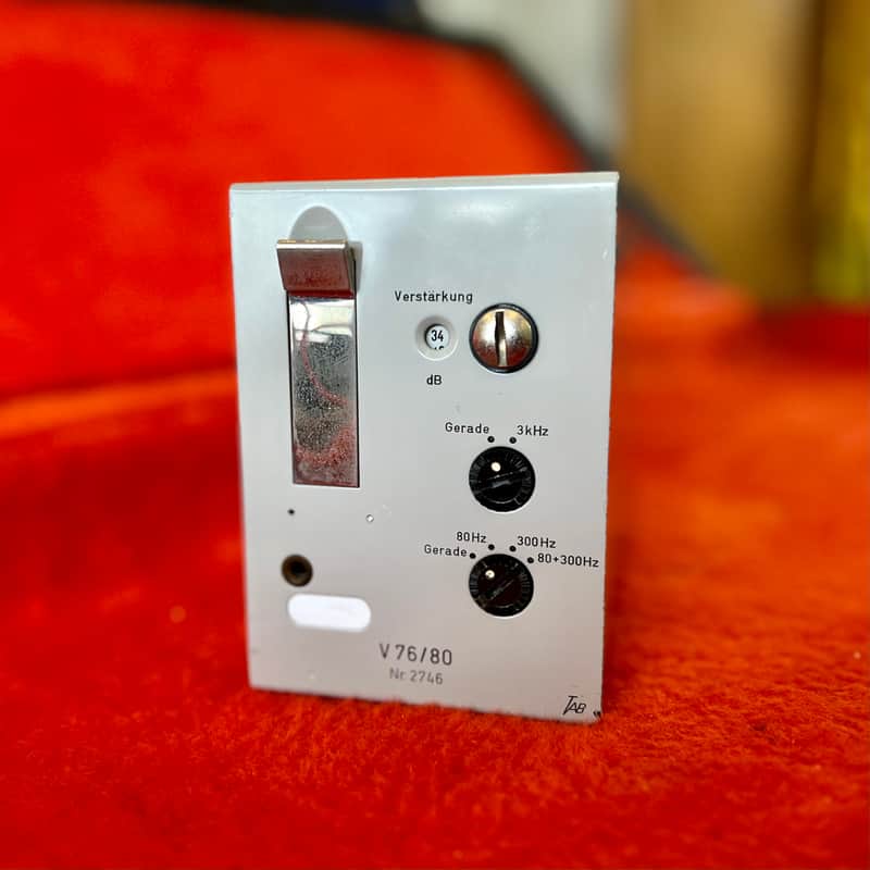 Telefunken TAB V76/80 1961 original vintage maihak Siemens v76 tube preamplifier image 1