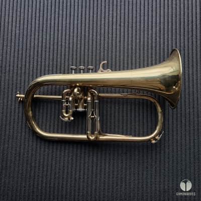 Legendary Couesnon flugelhorn - factory lacquer finish, case, mouthpiece, lyre gamonbrasss image 2