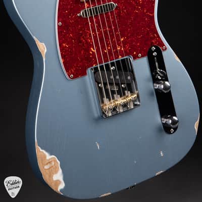 2024 - Suhr Eddie's Guitars Exclusive Roasted Classic T Antique - Ice Blue Metallic image 6