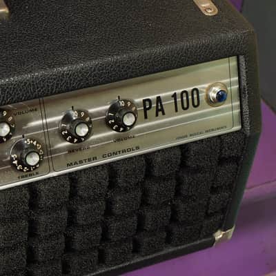 1970s Fender PA-100 100w 4-Channel Tube Amp Head (Serviced, Ready) image 4