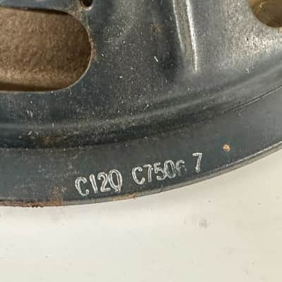 Vintage 1967 Jensen Speaker C12Q 8 Ohms (reads 6.3 ohms) 220720 *NEEDS RECONE* image 2