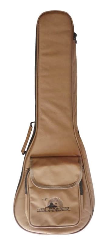 ISLANDER GIGBAG DELUXE FOR GUITARLELE/BARITONE UKULELE BROWN image 1