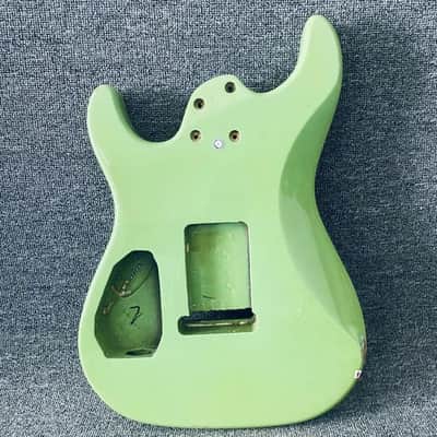Green HH Guitar Basswood DIY Project Body image 6