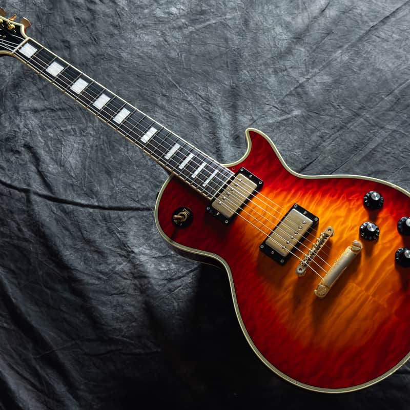 ESP Edwards E-LP-120CD/QM Les Paul Custom 2012 - Cherry Sunburst - VERY GOOD condition