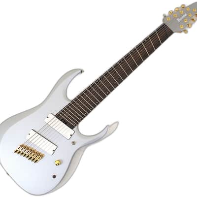 Ibanez RGDMS8 8 String Multiscale Guitar Classic Silver B-Stock image 1