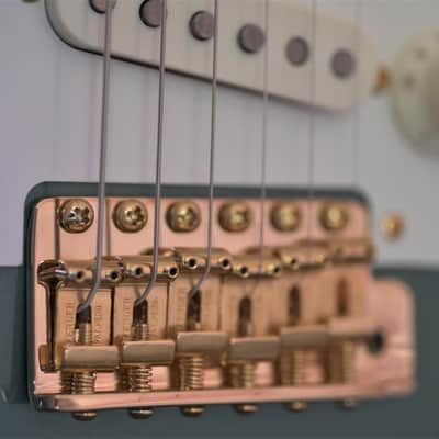 Fender Custom Shop Limited Edition '59 Stratocaster, NOS, Gold Hardware - Sherwood Green Metallic image 12