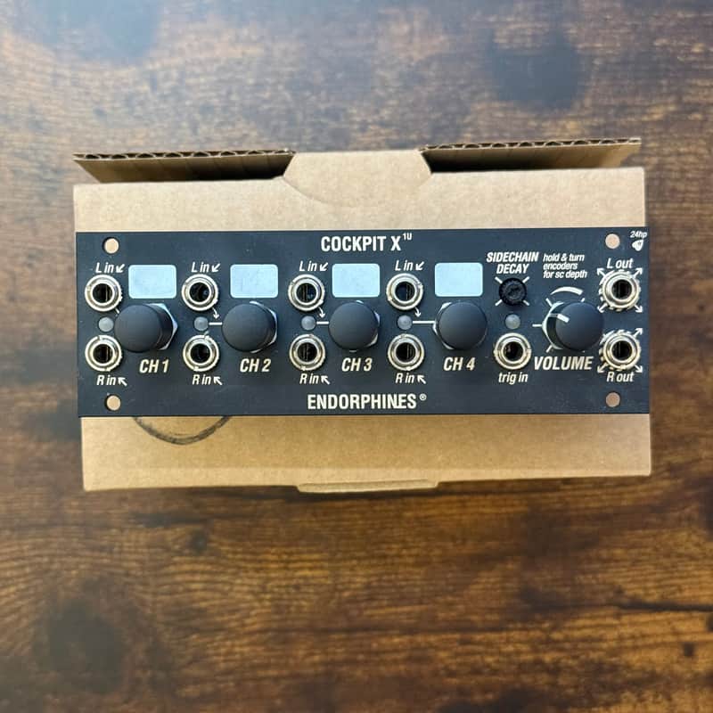 Endorphin.es Cockpit X 1U Stereo Mixer (Black) | Reverb