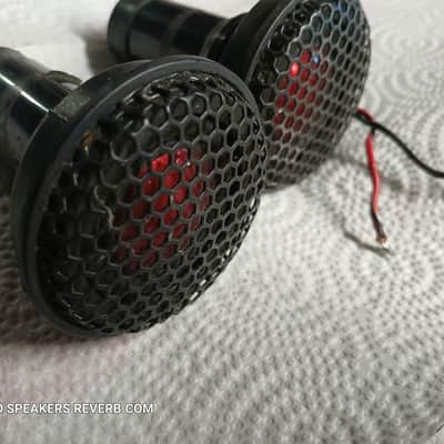 TWEETERS HUIGH OUTPUT CICADA MOTORCYCLE TWEETERS NEODYMIUM TITANIUM PAIR 4 OHM SHREDDERS! image 3