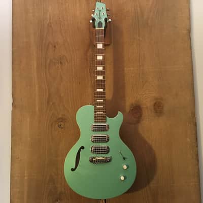 Brownsville Choirboy Semi-Hollow Electric Guitar Green image 2